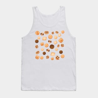 Cute Vanilla and Chocolate cookies Tank Top